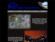 Tablet Screenshot of grossconstructioninc.com